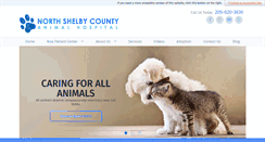 Desktop Screenshot of northshelbycountyanimalhospital.com