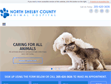 Tablet Screenshot of northshelbycountyanimalhospital.com